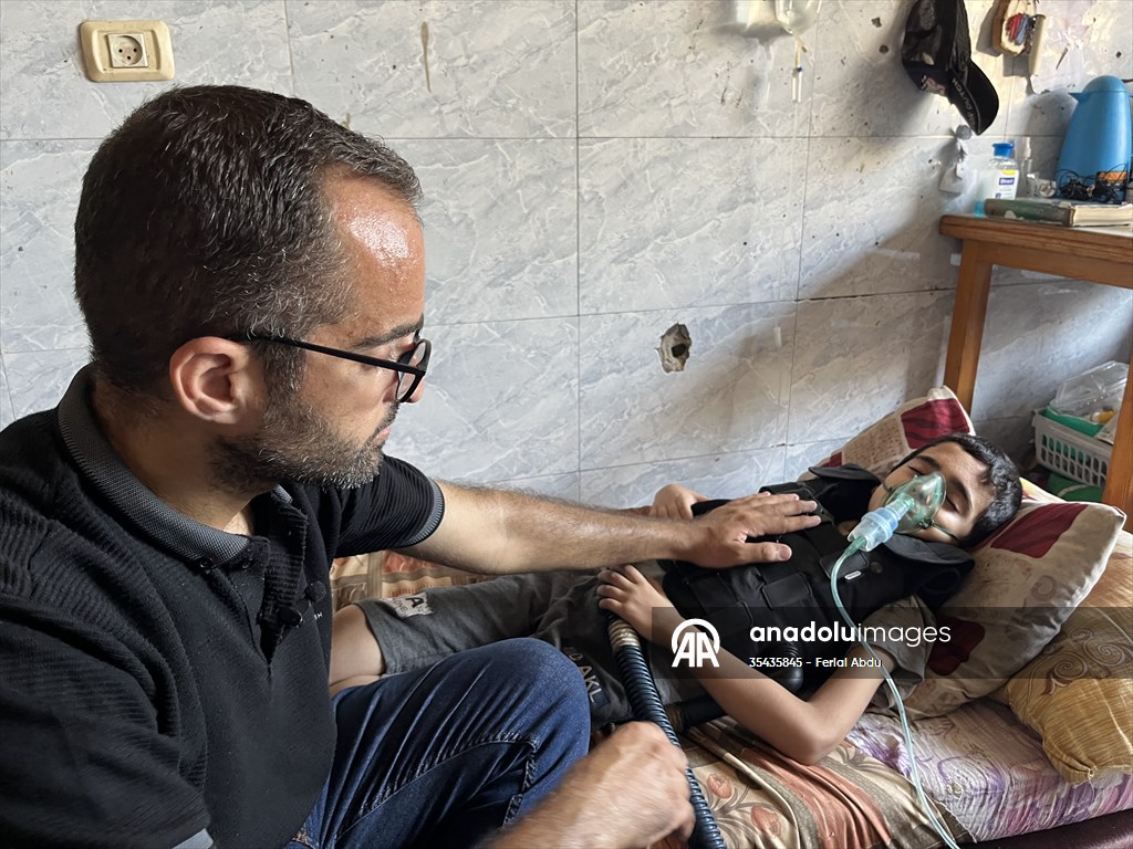 Karaciğer sirozu olan Filistinli çocuk İsrail ambargosu nedeniyle tedaviden mahrum