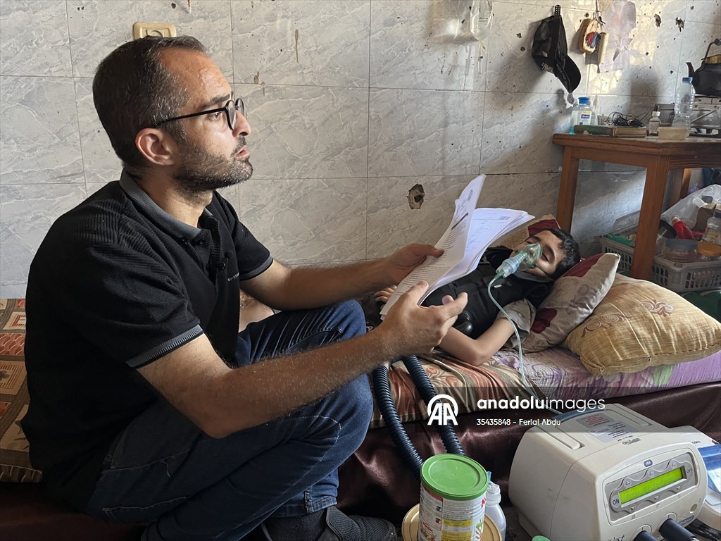 Karaciğer sirozu olan Filistinli çocuk İsrail ambargosu nedeniyle tedaviden mahrum