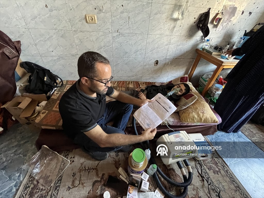 Karaciğer sirozu olan Filistinli çocuk İsrail ambargosu nedeniyle tedaviden mahrum