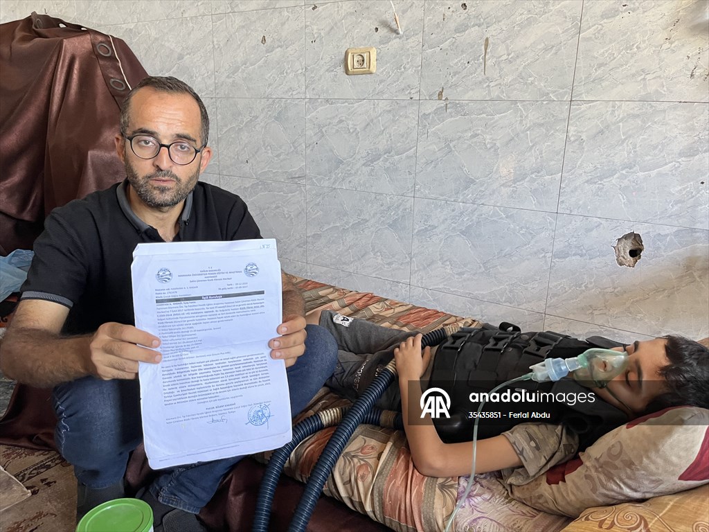 Karaciğer sirozu olan Filistinli çocuk İsrail ambargosu nedeniyle tedaviden mahrum