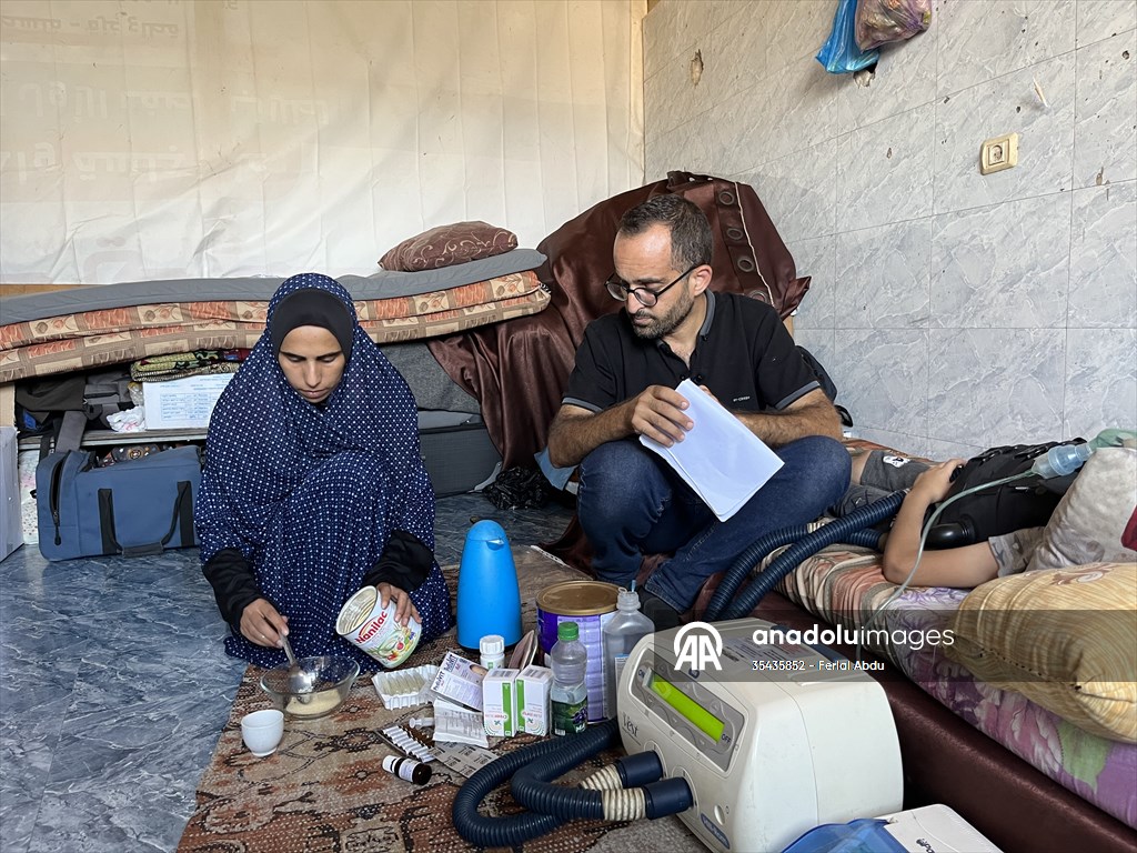 Karaciğer sirozu olan Filistinli çocuk İsrail ambargosu nedeniyle tedaviden mahrum