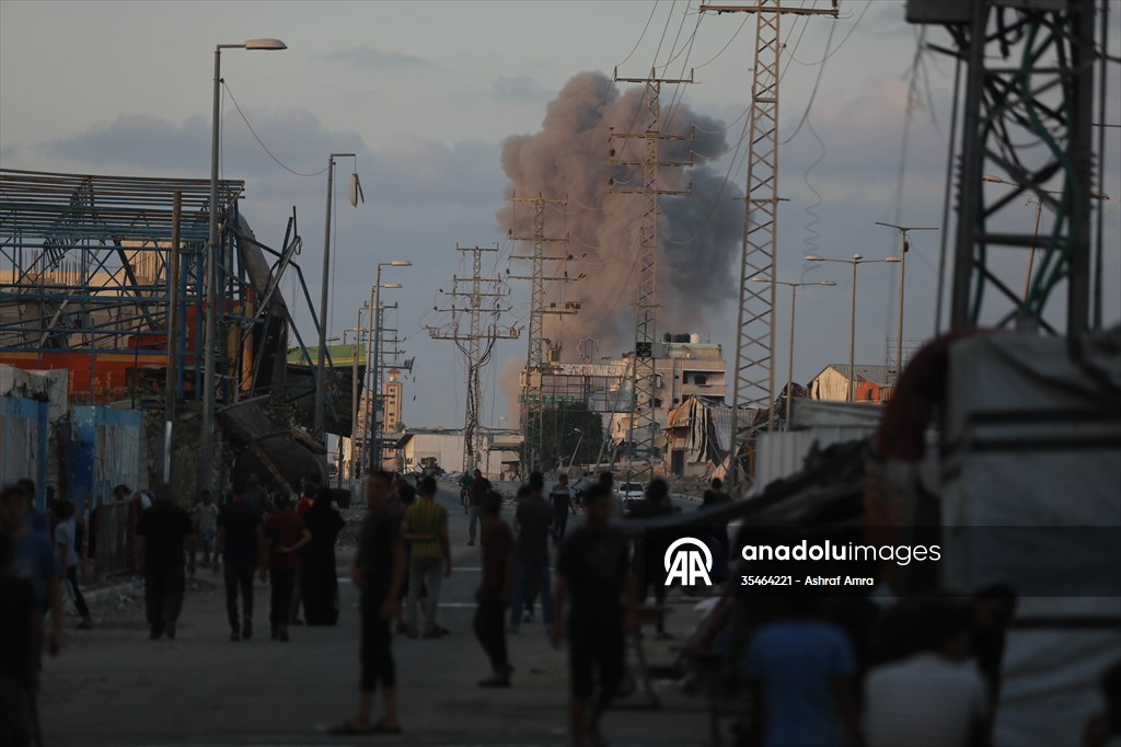 Israel targets civilian buildings in Gaza's Nuseirat camp