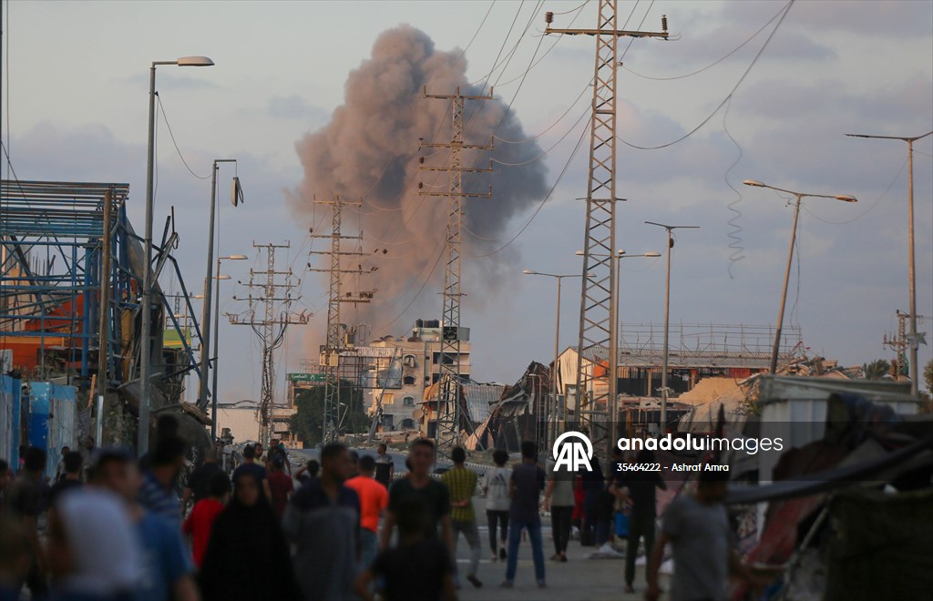 Israel targets civilian buildings in Gaza's Nuseirat camp