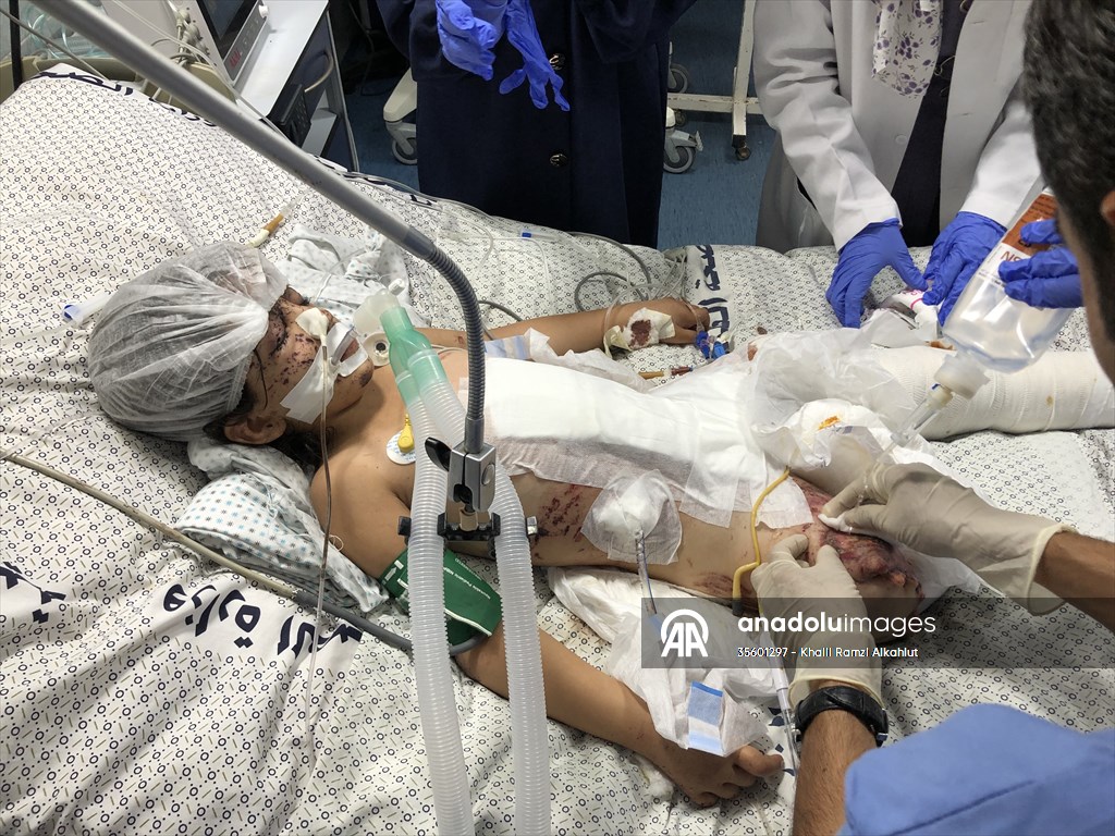 Palestinian girl struggles to survive all alone