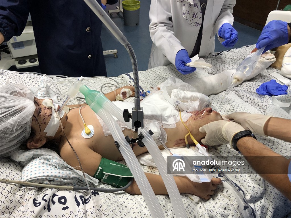 Palestinian girl struggles to survive all alone