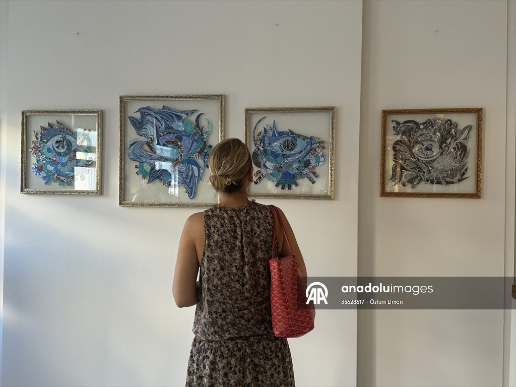 Sera Çamaş'ın 'Bakış' sergisi sanatseverlerle buluştu