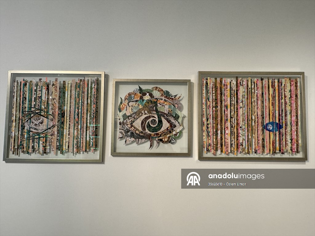 Sera Çamaş'ın 'Bakış' sergisi sanatseverlerle buluştu