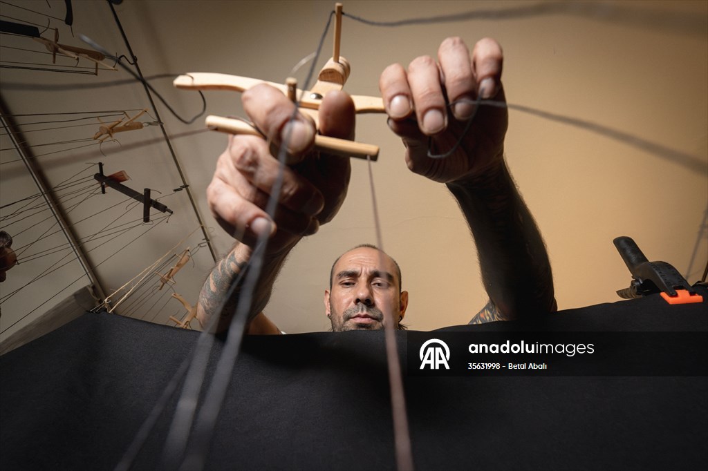 Turkish puppet maker Cagdas Cakmak designs puppet of Elon Musk in Turkish capital