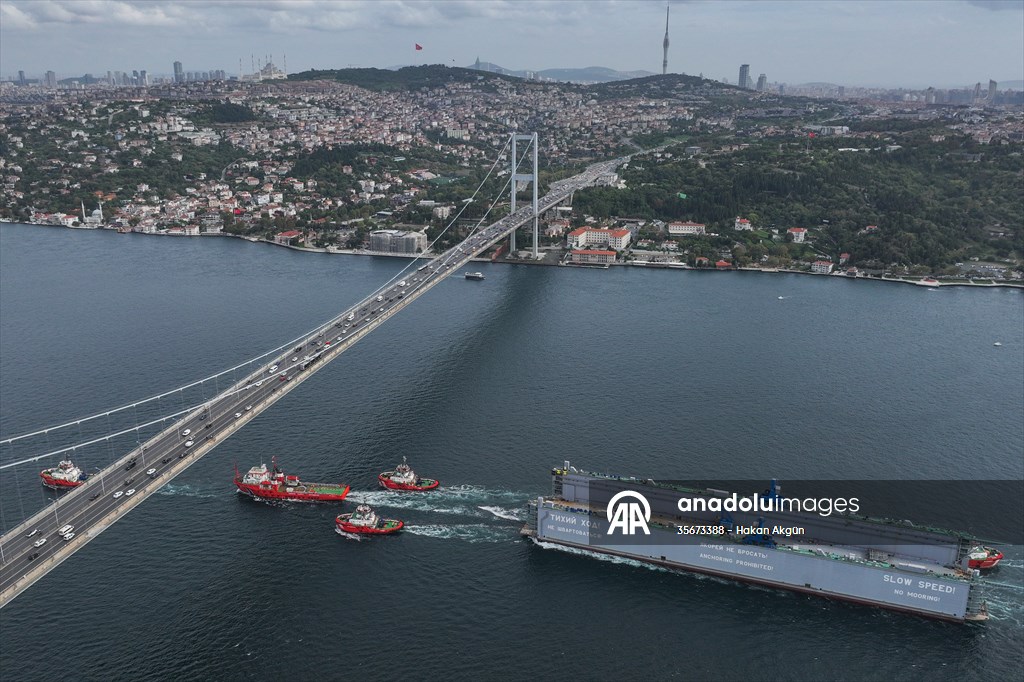 Bosphorus ship traffic suspended in both directions
