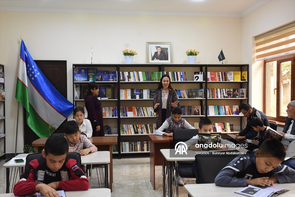 Özbekistanlı Navruzova'nın kurduğu köy kütüphanesi, Taşkent'te 109 kütüphanenin açılmasına vesile oldu