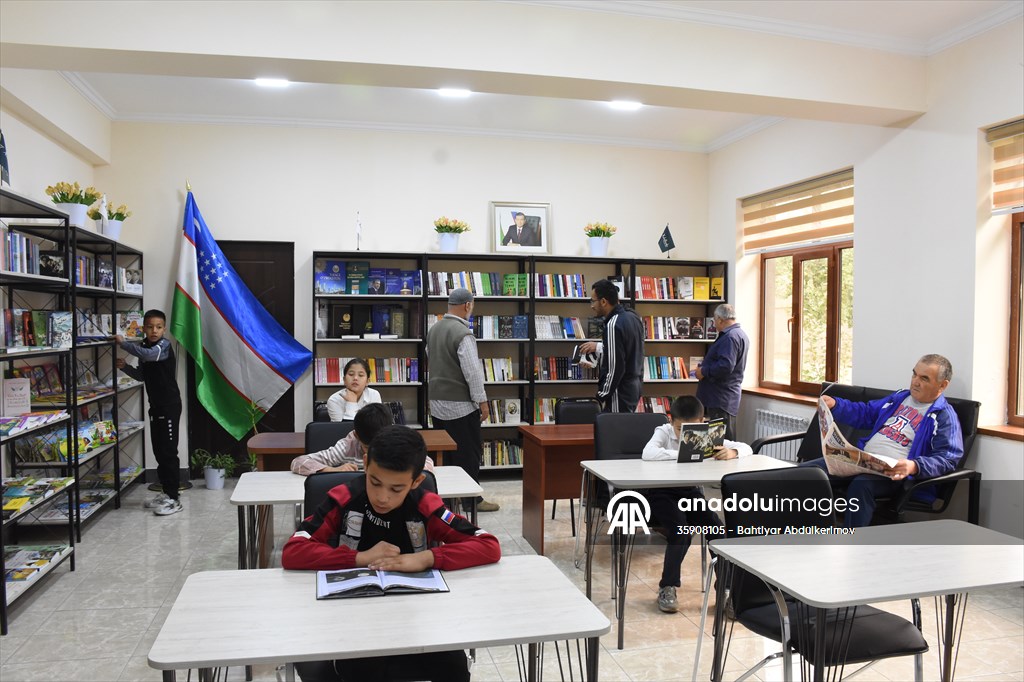 Özbekistanlı Navruzova'nın kurduğu köy kütüphanesi, Taşkent'te 109 kütüphanenin açılmasına vesile oldu