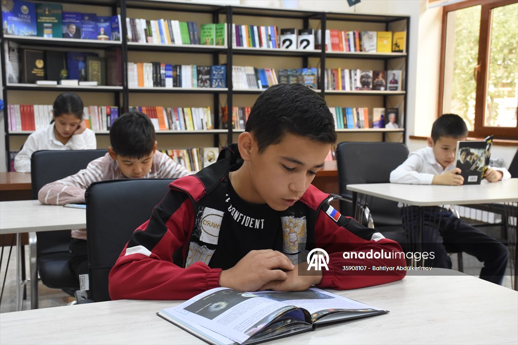 Özbekistanlı Navruzova'nın kurduğu köy kütüphanesi, Taşkent'te 109 kütüphanenin açılmasına vesile oldu