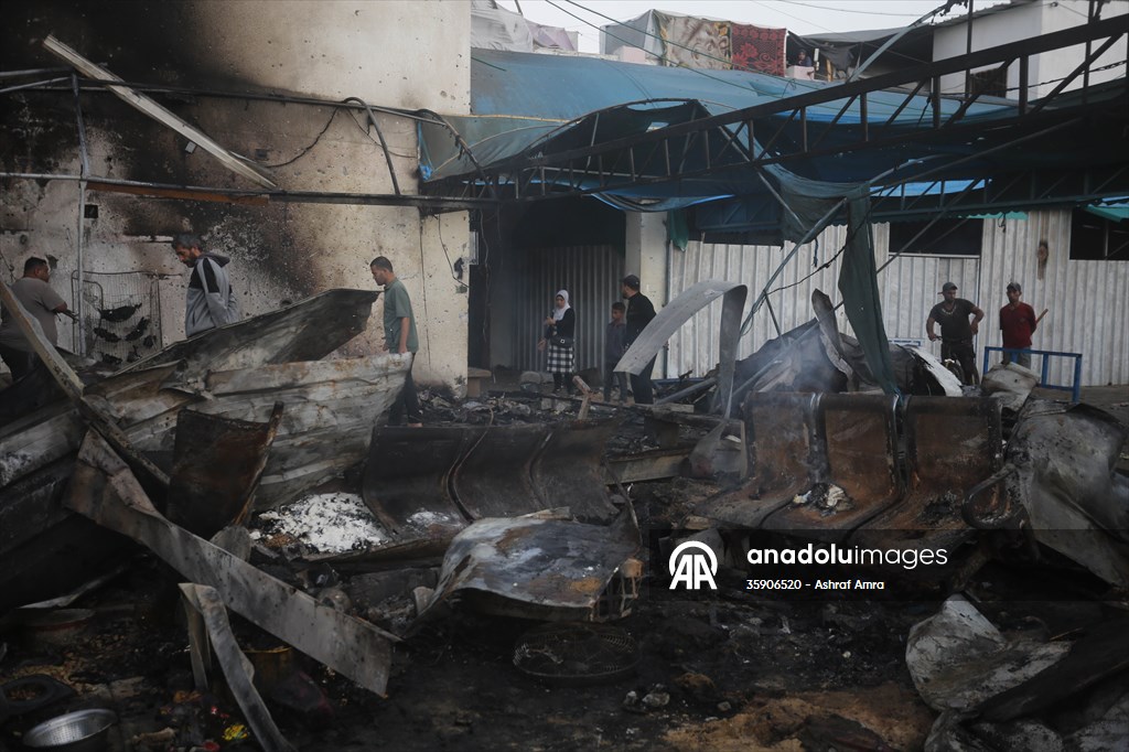 İsrail, Gazze'de hastane yerleşkesindeki yerinden edilmiş Filistinlilerin çadırlarını bombaladı