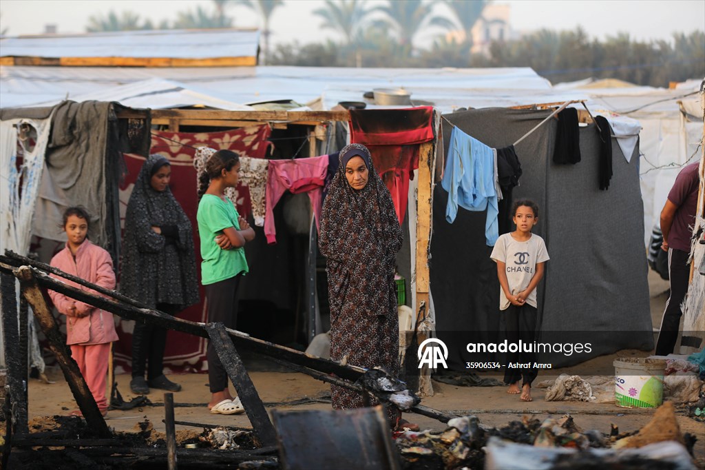 İsrail, Gazze'de hastane yerleşkesindeki yerinden edilmiş Filistinlilerin çadırlarını bombaladı