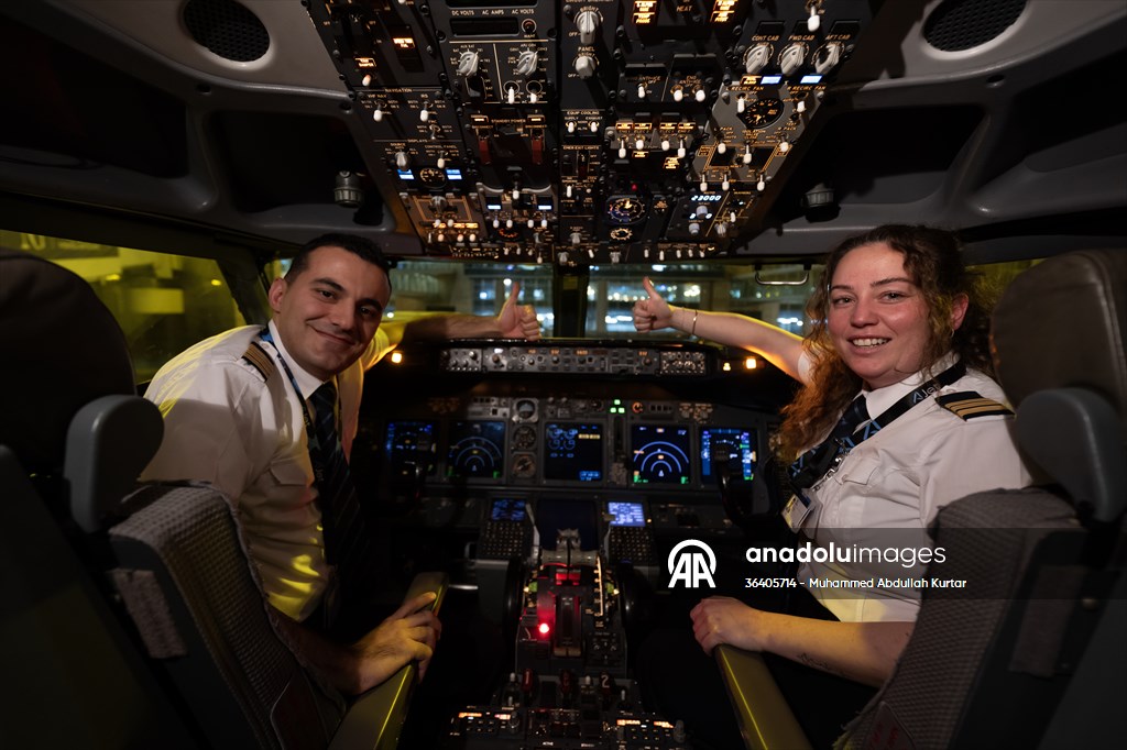 A day in the life of AJet's second pilot on the occasion of International Civil Aviation Day in Ankara