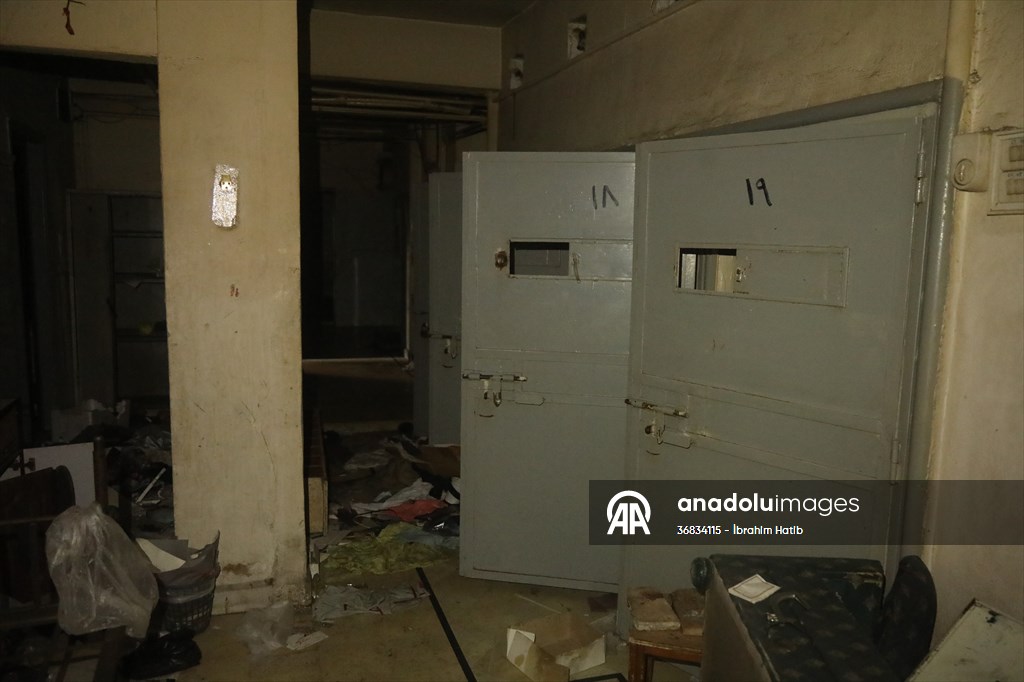 AA, Suriye'de onlarca yıl halkın korkulu rüyası olan Hava İstihbarat Şubesini görüntüledi