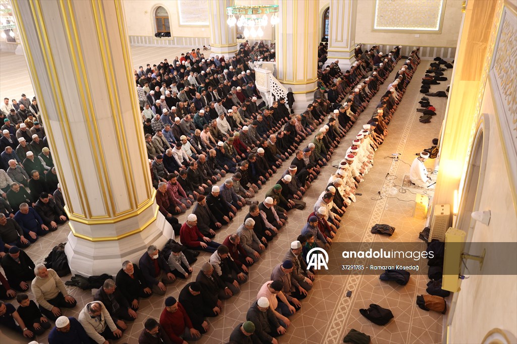 Nevşehir'de Enderun usulüyle teravih kılındı