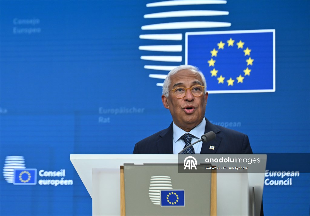 AB Konseyi Başkanı Costa - AB komisyonu Başkanı von der Leyen'den ortak basın toplantısı