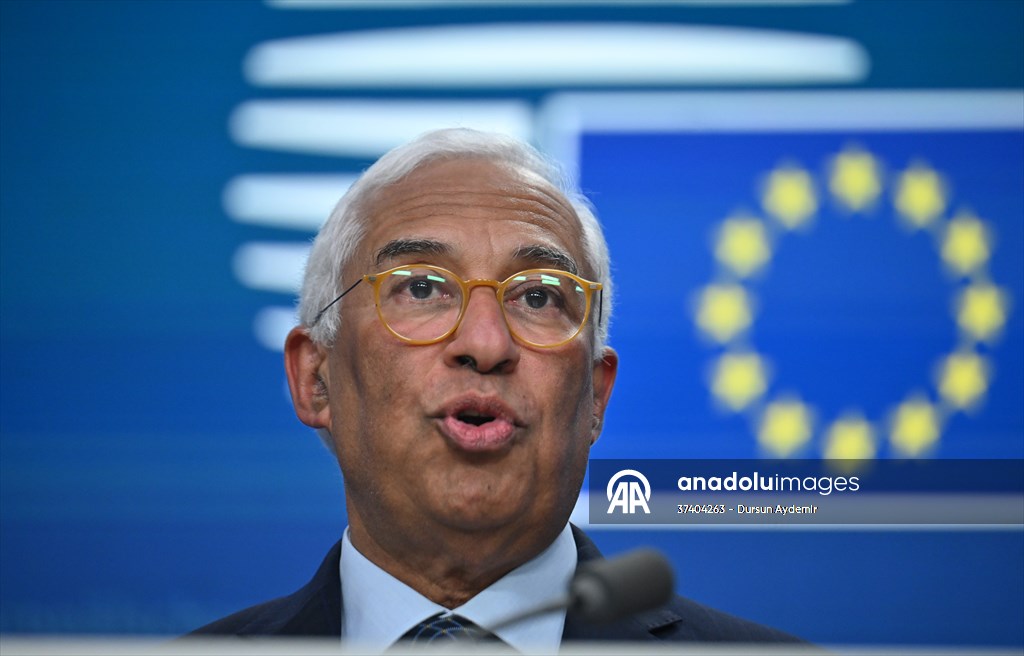 AB Konseyi Başkanı Costa - AB komisyonu Başkanı von der Leyen'den ortak basın toplantısı