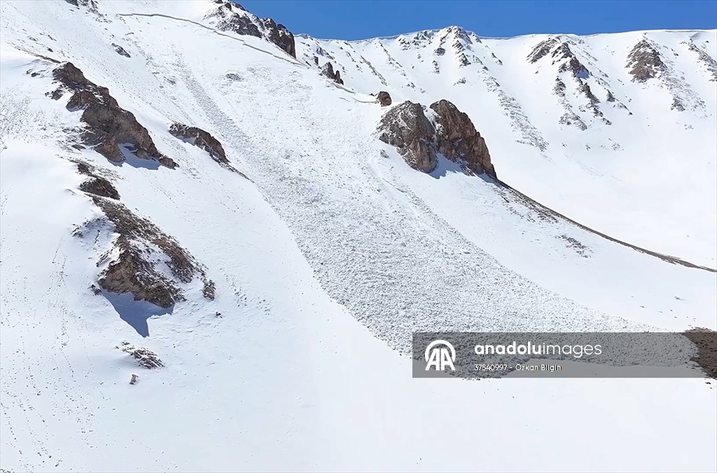 Artos Dağı'nda çığ altında kalan kayakçı kendi imkanlarıyla kurtuldu