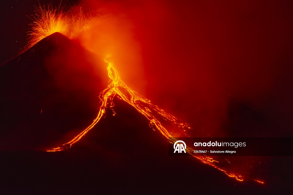 New eruption at Mount Etna in Italy