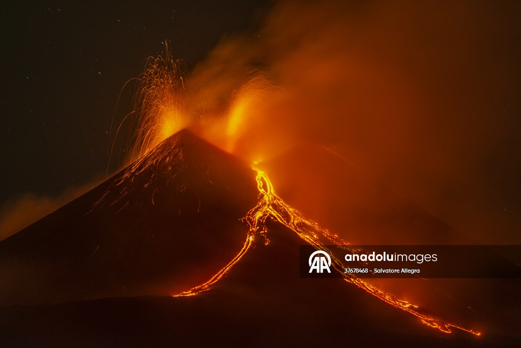 New eruption at Mount Etna in Italy