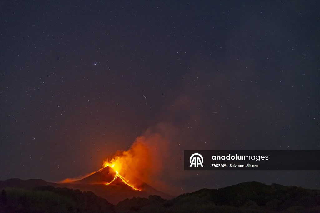 New eruption at Mount Etna in Italy