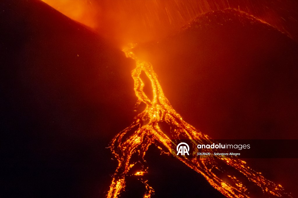 New eruption at Mount Etna in Italy
