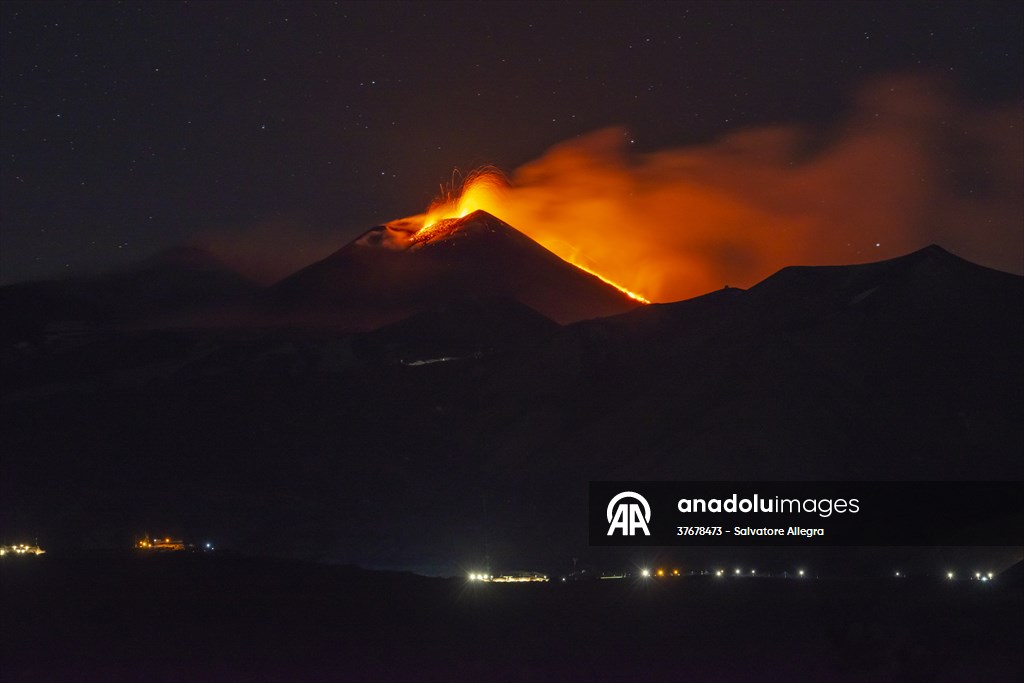 New eruption at Mount Etna in Italy