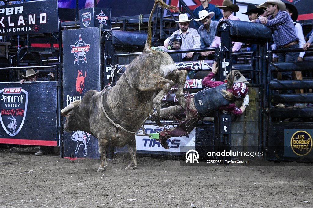 Professional Bull Riders (PBR) 2025 in Oakland, California