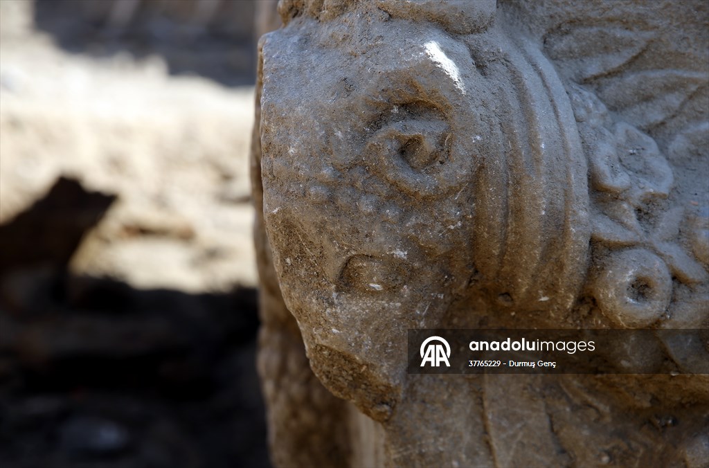 A 2,000-year-old sarcophagus was found in Stratonikeia Ancient City in Turkiye's Mugla