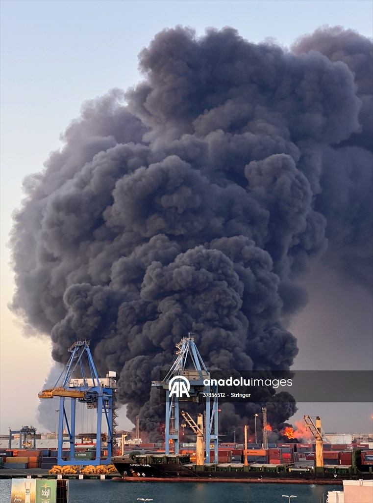 Explosion at South Port in Port Sudan