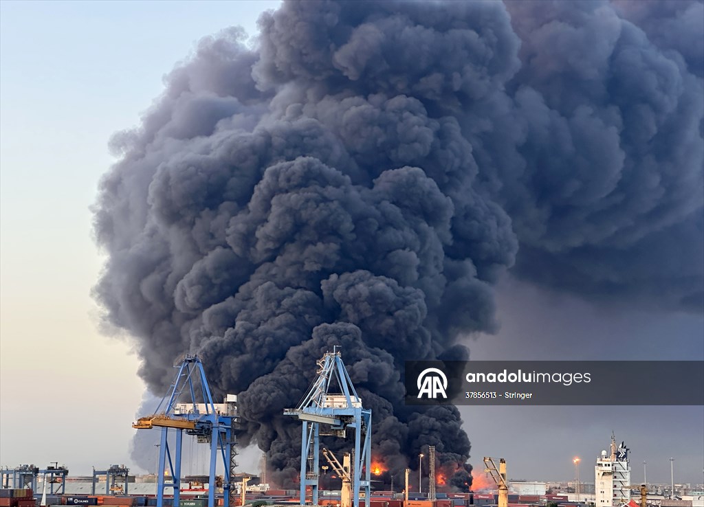 Explosion at South Port in Port Sudan