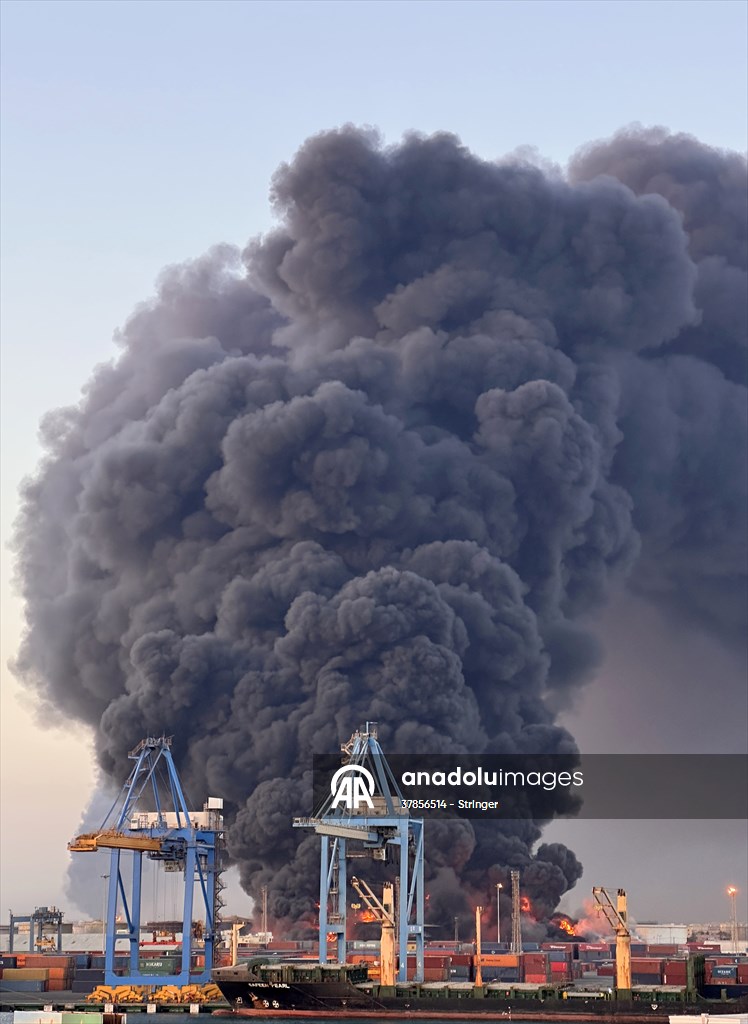 Explosion at South Port in Port Sudan