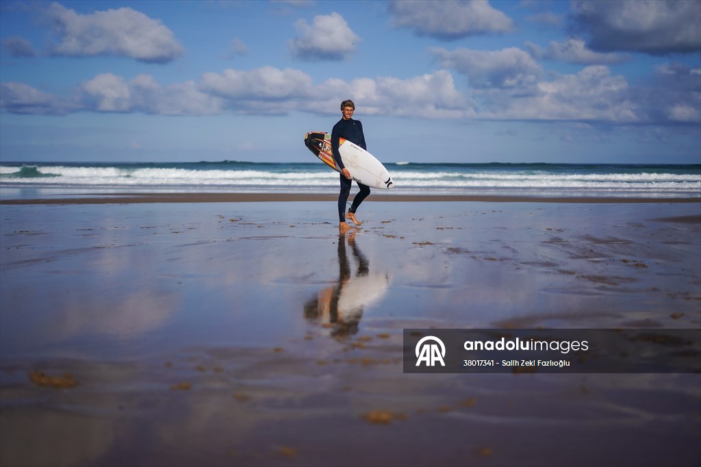 Surfing enthusiasts' favorite, Guincho Beach