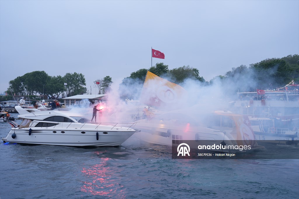 Galatasaray celebrates Turkish Super Lig title in Istanbul