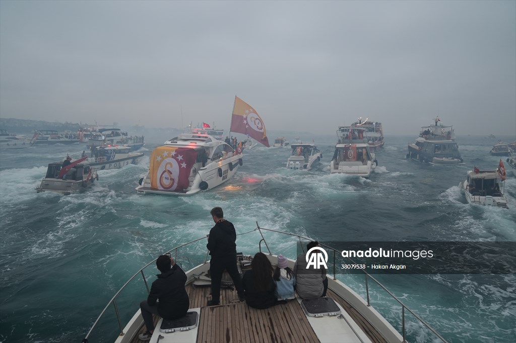 Galatasaray celebrates Turkish Super Lig title in Istanbul