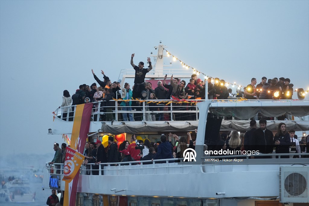 Galatasaray celebrates Turkish Super Lig title in Istanbul