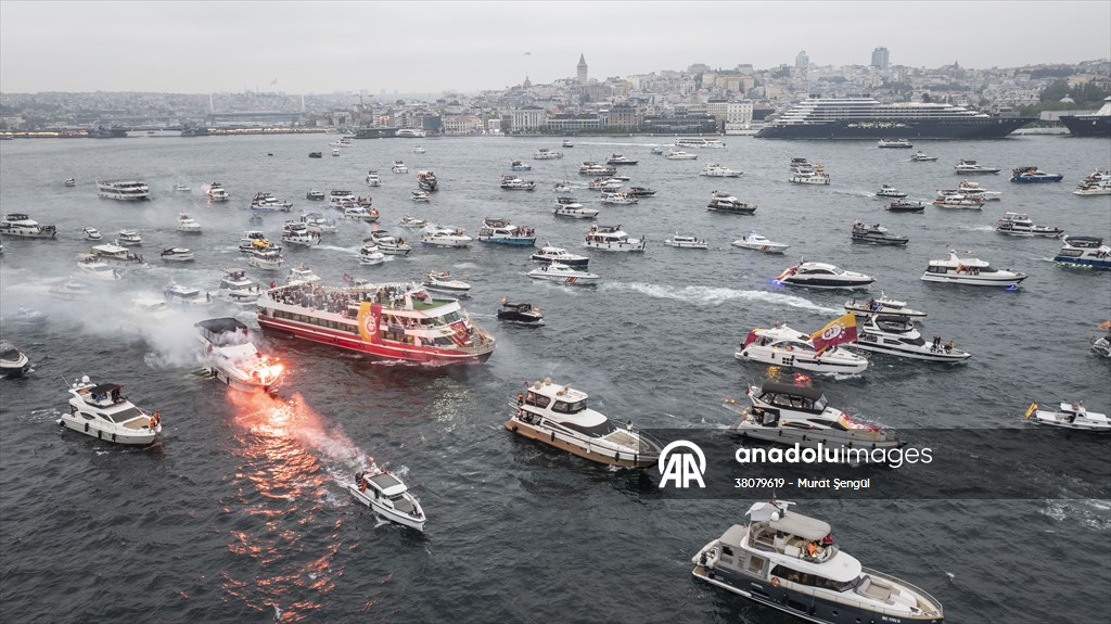 Galatasaray celebrates Turkish Super Lig title in Istanbul