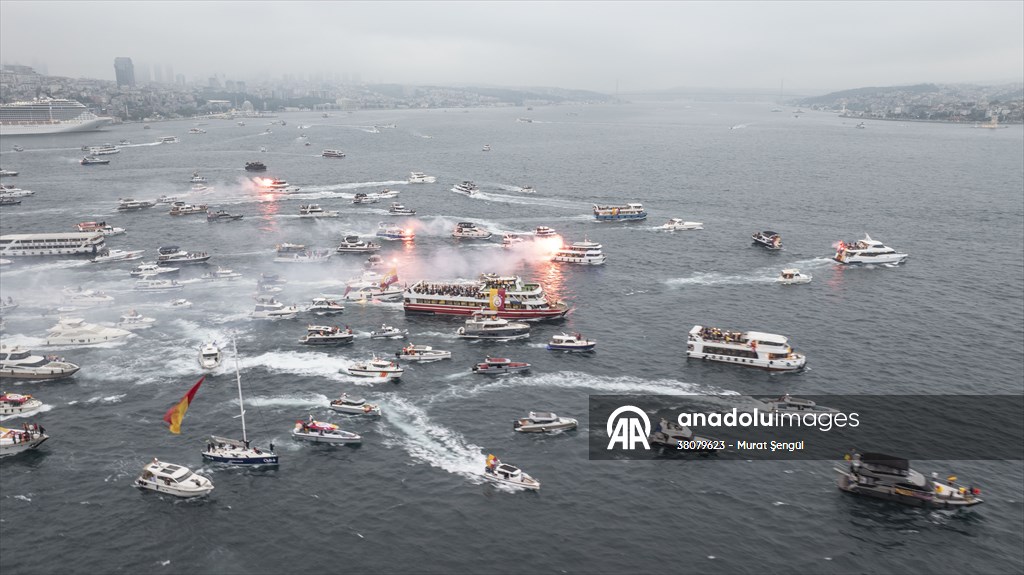 Galatasaray celebrates Turkish Super Lig title in Istanbul