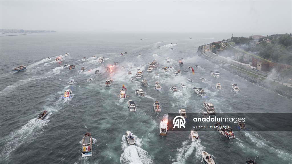 Galatasaray celebrates Turkish Super Lig title in Istanbul