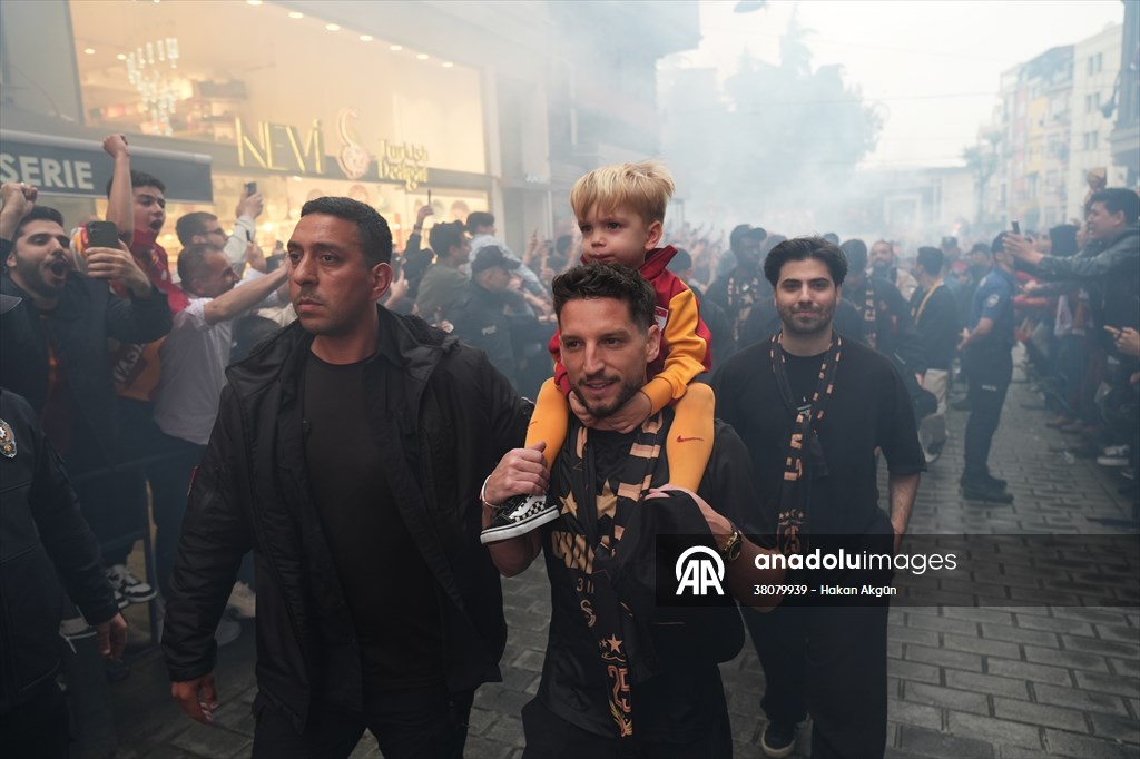 Galatasaray celebrates Turkish Super Lig title in Istanbul