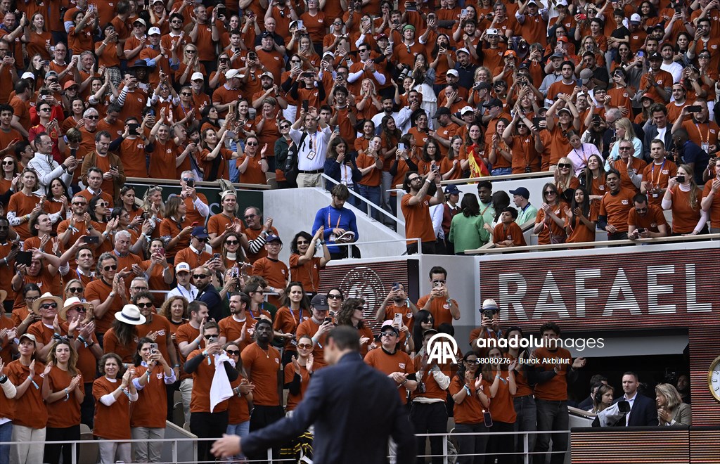 Rafael Nadal honored with tribute ceremony on Day 1 of French Open in Paris