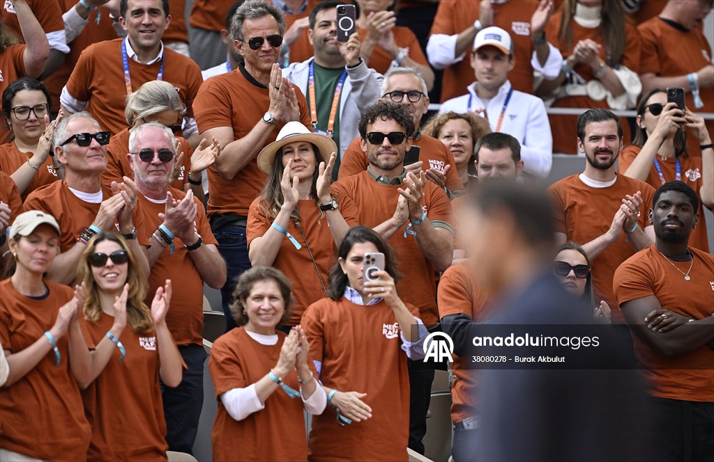 Rafael Nadal honored with tribute ceremony on Day 1 of French Open in Paris