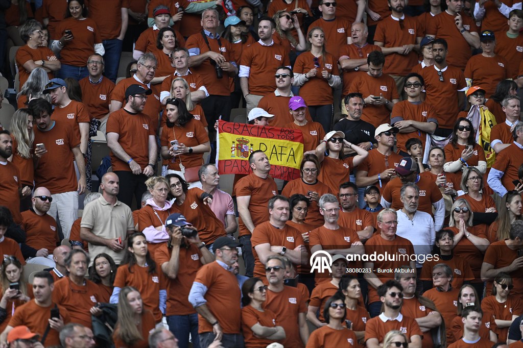 Rafael Nadal honored with tribute ceremony on Day 1 of French Open in Paris