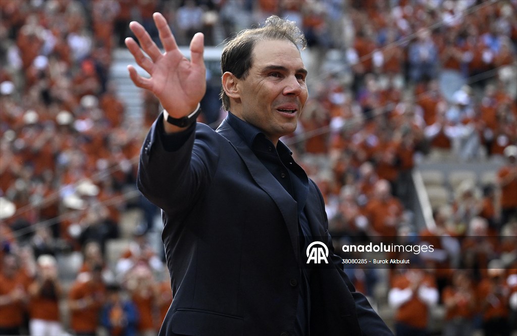 Rafael Nadal honored with tribute ceremony on Day 1 of French Open in Paris