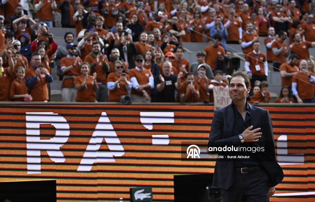 Rafael Nadal honored with tribute ceremony on Day 1 of French Open in Paris