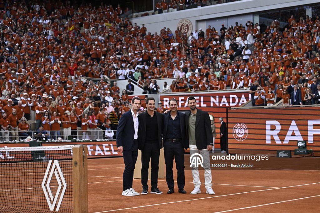 Rafael Nadal honored with tribute ceremony on Day 1 of French Open in Paris