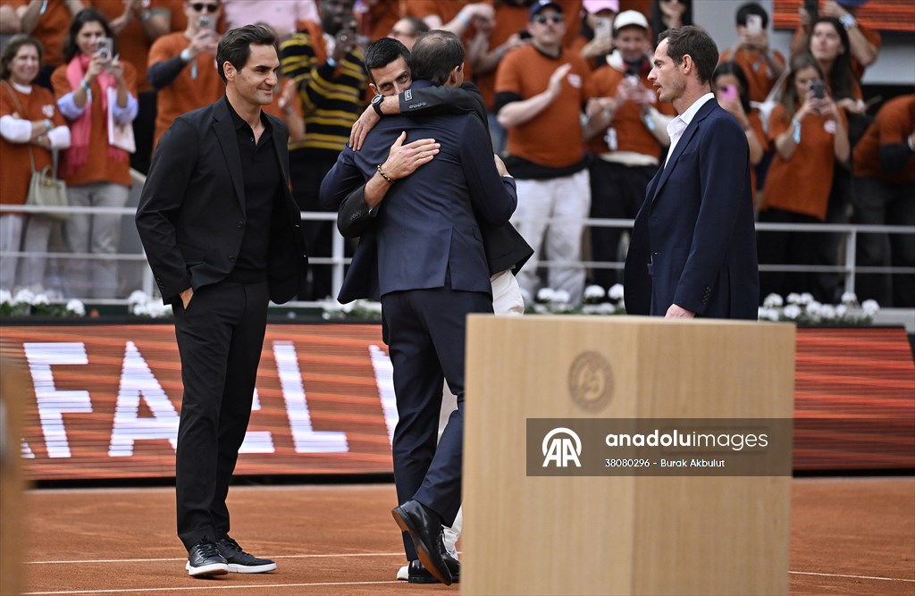 Rafael Nadal honored with tribute ceremony on Day 1 of French Open in Paris