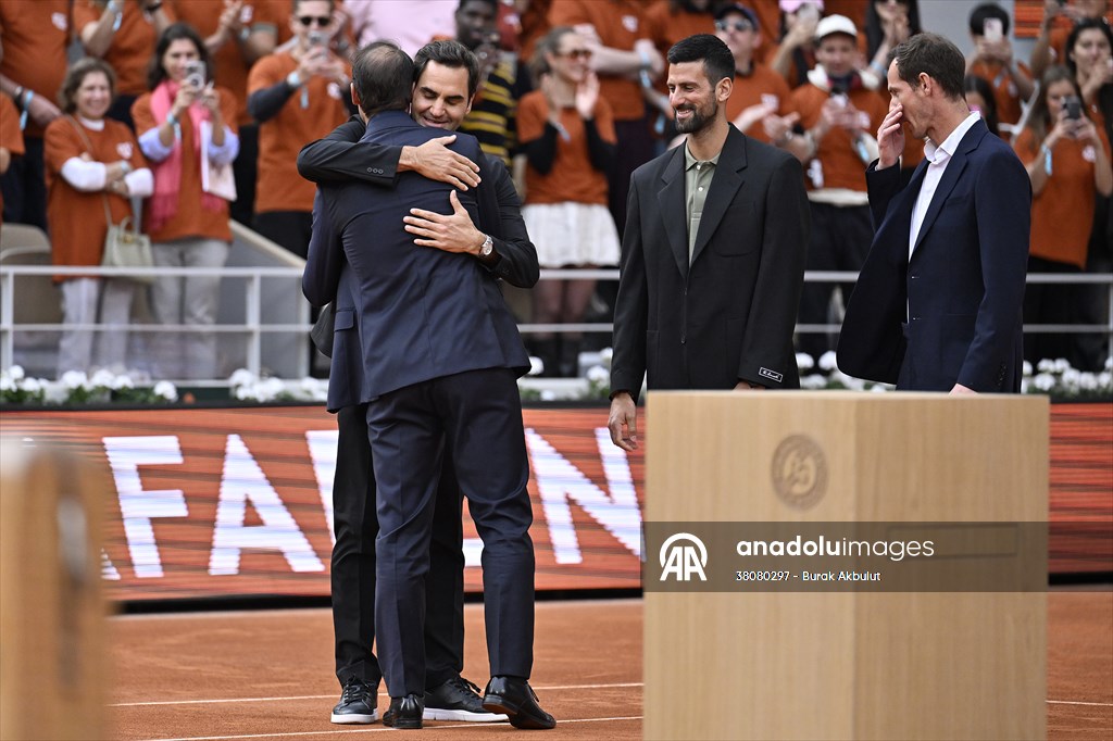 Rafael Nadal honored with tribute ceremony on Day 1 of French Open in Paris